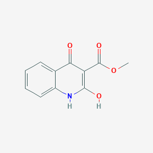 molecular formula C11H9NO4 B351368 Methyl 4-hydroxy-2-oxo-1,2-dihydroquinoline-3-carboxylate CAS No. 73776-19-9