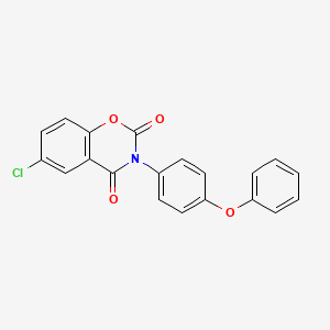 6-chloro-3-(4-phenoxyphenyl)-2H-1,3-benzoxazine-2,4(3H)-dione