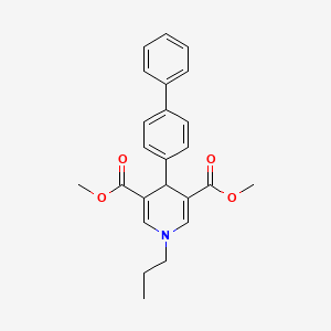 dimethyl 4-(4-biphenylyl)-1-propyl-1,4-dihydro-3,5-pyridinedicarboxylate