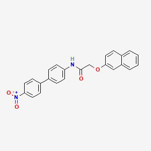 2-(2-naphthyloxy)-N-(4'-nitro-4-biphenylyl)acetamide