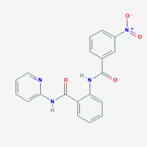 2-[(3-nitrobenzoyl)amino]-N-2-pyridinylbenzamide