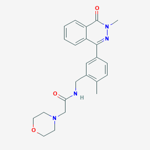 N-[2-methyl-5-(3-methyl-4-oxo-3,4-dihydro-1-phthalazinyl)benzyl]-2-(4-morpholinyl)acetamide