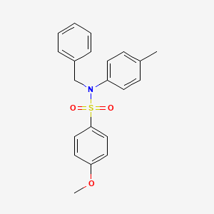 N-benzyl-4-methoxy-N-(4-methylphenyl)benzenesulfonamide