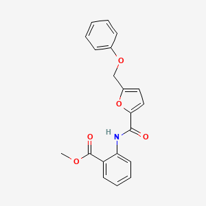 methyl 2-{[5-(phenoxymethyl)-2-furoyl]amino}benzoate