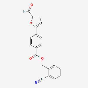 2-Cyanobenzyl 4-(5-formylfuran-2-yl)benzoate