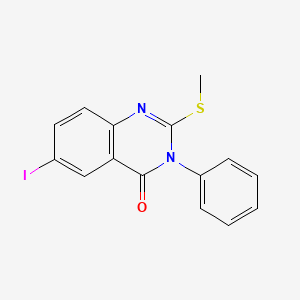 6-iodo-2-(methylthio)-3-phenyl-4(3H)-quinazolinone