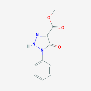 molecular formula C10H9N3O3 B351435 methyl 5-oxo-1-phenyl-2H-triazole-4-carboxylate CAS No. 408327-37-7