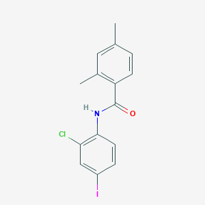 N-(2-chloro-4-iodophenyl)-2,4-dimethylbenzamide