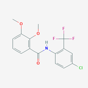 N-[4-chloro-2-(trifluoromethyl)phenyl]-2,3-dimethoxybenzamide