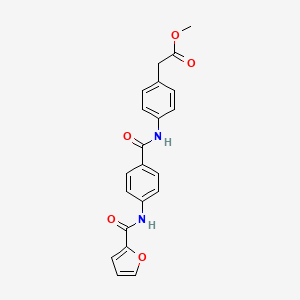 methyl (4-{[4-(2-furoylamino)benzoyl]amino}phenyl)acetate