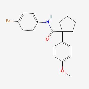 N-(4-bromophenyl)-1-(4-methoxyphenyl)cyclopentane-1-carboxamide