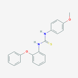 molecular formula C20H18N2O2S B3514834 1-(4-Methoxyphenyl)-3-(2-phenoxyphenyl)thiourea 