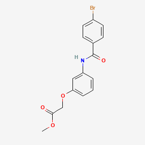 methyl {3-[(4-bromobenzoyl)amino]phenoxy}acetate