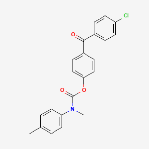 4-(4-chlorobenzoyl)phenyl methyl(4-methylphenyl)carbamate