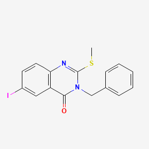 3-Benzyl-6-iodo-2-methylsulfanylquinazolin-4-one