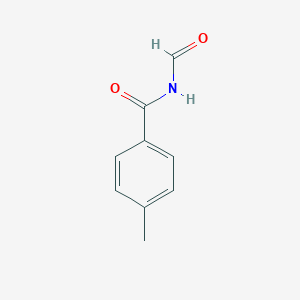 molecular formula C9H9NO2 B035153 N-formyl-4-methylbenzamide CAS No. 103369-12-6