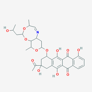 molecular formula C33H37NO12 B035154 Barminomycin I CAS No. 108147-17-7