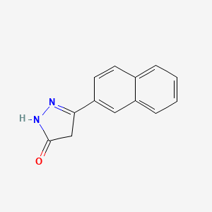 3-(naphthalen-2-yl)-1H-pyrazol-5(4H)-one