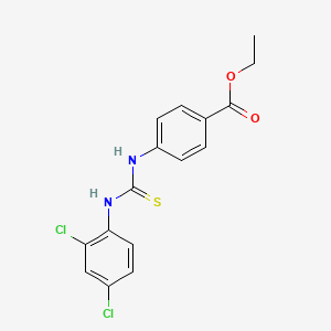 Ethyl 4-{[(2,4-dichlorophenyl)carbamothioyl]amino}benzoate