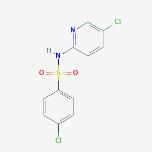 B351560 4-Chloro-N-(5-chloro-2-pyridinyl)benzenesulfonamide CAS No. 300727-89-3