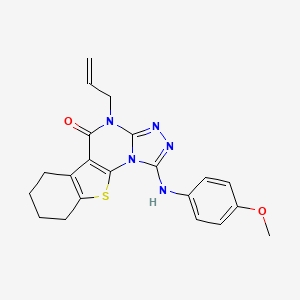 4-allyl-1-[(4-methoxyphenyl)amino]-6,7,8,9-tetrahydro[1]benzothieno[3,2-e][1,2,4]triazolo[4,3-a]pyrimidin-5(4H)-one