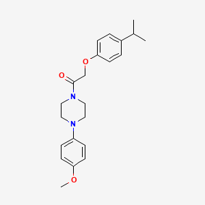 1-[(4-isopropylphenoxy)acetyl]-4-(4-methoxyphenyl)piperazine