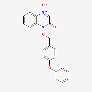 1-[(4-phenoxybenzyl)oxy]-2(1H)-quinoxalinone 4-oxide