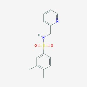 B351585 3,4-Dimethyl-N-pyridin-2-ylmethyl-benzenesulfonamide CAS No. 352444-52-1
