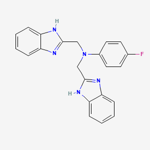 N,N-bis(1H-benzimidazol-2-ylmethyl)-4-fluoroaniline