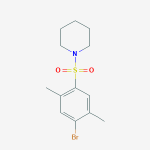 B351592 1-(4-Bromo-2,5-dimethylphenyl)sulfonylpiperidine CAS No. 459175-65-6