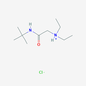 molecular formula C10H23ClN2O B035160 N-tert-Butyl-2-(diethylamino)acetamide hydrochloride CAS No. 110438-99-8