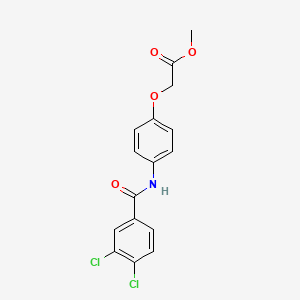 methyl {4-[(3,4-dichlorobenzoyl)amino]phenoxy}acetate