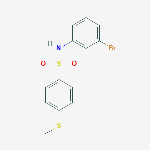 N-(3-bromophenyl)-4-(methylthio)benzenesulfonamide