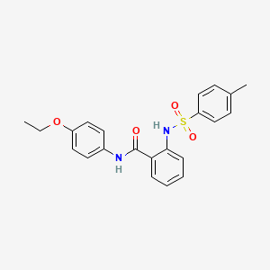 N-(4-ethoxyphenyl)-2-{[(4-methylphenyl)sulfonyl]amino}benzamide