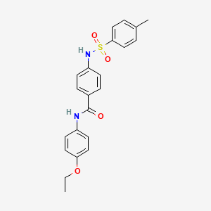 N-(4-ethoxyphenyl)-4-{[(4-methylphenyl)sulfonyl]amino}benzamide