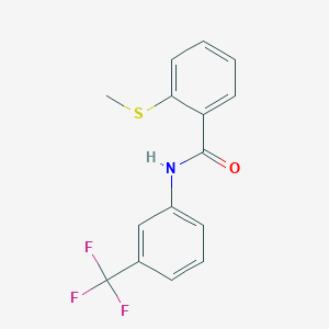 2-(methylthio)-N-[3-(trifluoromethyl)phenyl]benzamide