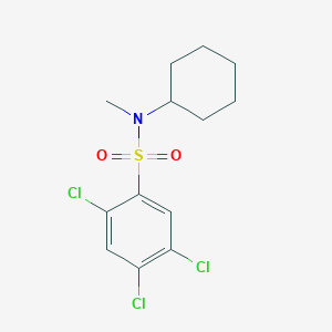 2,4,5-trichloro-N-cyclohexyl-N-methylbenzenesulfonamide