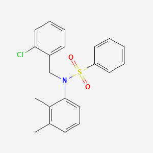 N-(2-chlorobenzyl)-N-(2,3-dimethylphenyl)benzenesulfonamide