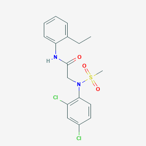 N~2~-(2,4-dichlorophenyl)-N~1~-(2-ethylphenyl)-N~2~-(methylsulfonyl)glycinamide