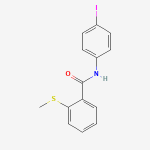 N-(4-iodophenyl)-2-(methylthio)benzamide