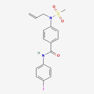 4-[allyl(methylsulfonyl)amino]-N-(4-iodophenyl)benzamide