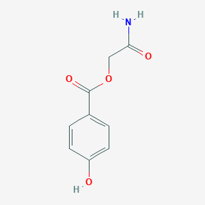 B351696 Carbamoylmethyl 4-hydroxybenzoate CAS No. 59721-12-9