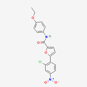 5-(2-chloro-4-nitrophenyl)-N-(4-ethoxyphenyl)furan-2-carboxamide