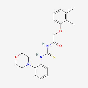 2-(2,3-dimethylphenoxy)-N-({[2-(4-morpholinyl)phenyl]amino}carbonothioyl)acetamide