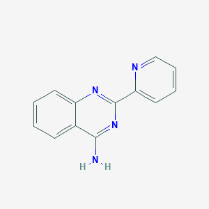 molecular formula C13H10N4 B351713 2-(Pyridin-2-yl)quinazolin-4-amine CAS No. 40172-82-5