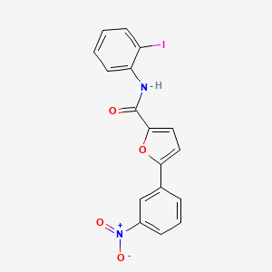 N-(2-iodophenyl)-5-(3-nitrophenyl)furan-2-carboxamide