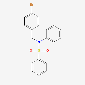 N-(4-bromobenzyl)-N-phenylbenzenesulfonamide