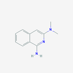 molecular formula C11H13N3 B351726 3-N,3-N-dimethylisoquinoline-1,3-diamine CAS No. 58814-55-4