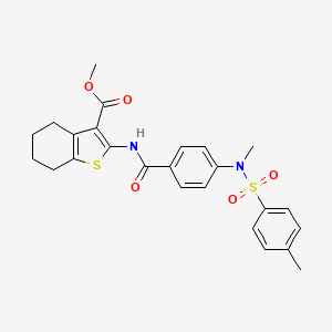 methyl 2-[(4-{methyl[(4-methylphenyl)sulfonyl]amino}benzoyl)amino]-4,5,6,7-tetrahydro-1-benzothiophene-3-carboxylate