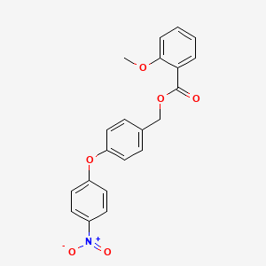 4-(4-nitrophenoxy)benzyl 2-methoxybenzoate